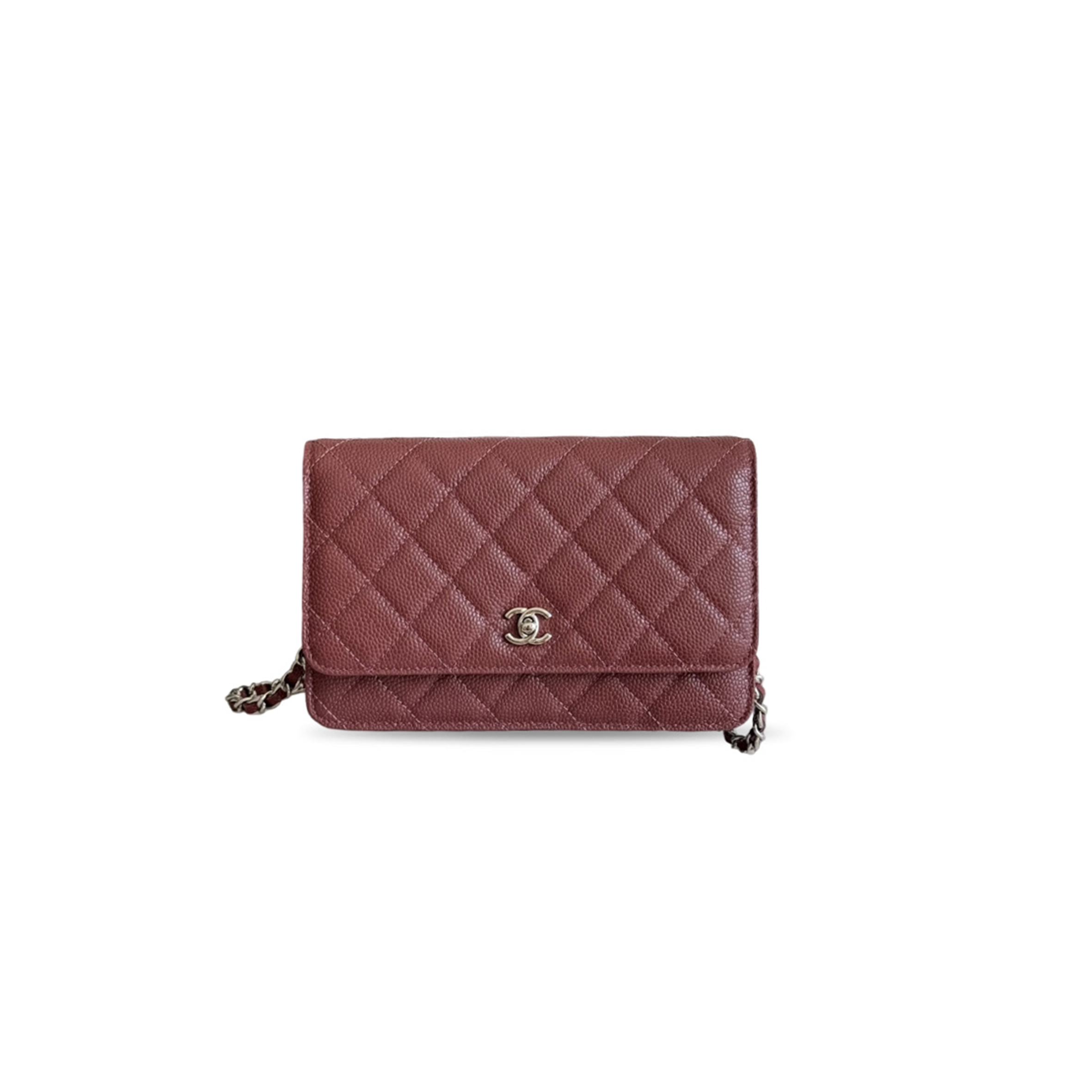 CHANEL CAVIAR QUILTED WALLET ON CHAIN WOC AP4241 (19*12*3cm)